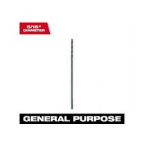 Milwaukee 48-89-2773 5/16" x 12" Aircraft Length Black Oxide Drill Bit