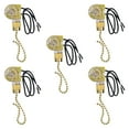 thumbnail image 4 of 5 piezas de cadena de tracción para interruptor de luz de ventilador, control de luces de pared, lámpara de alto rendimiento, ventiladores de techo Oro, 4 of 8