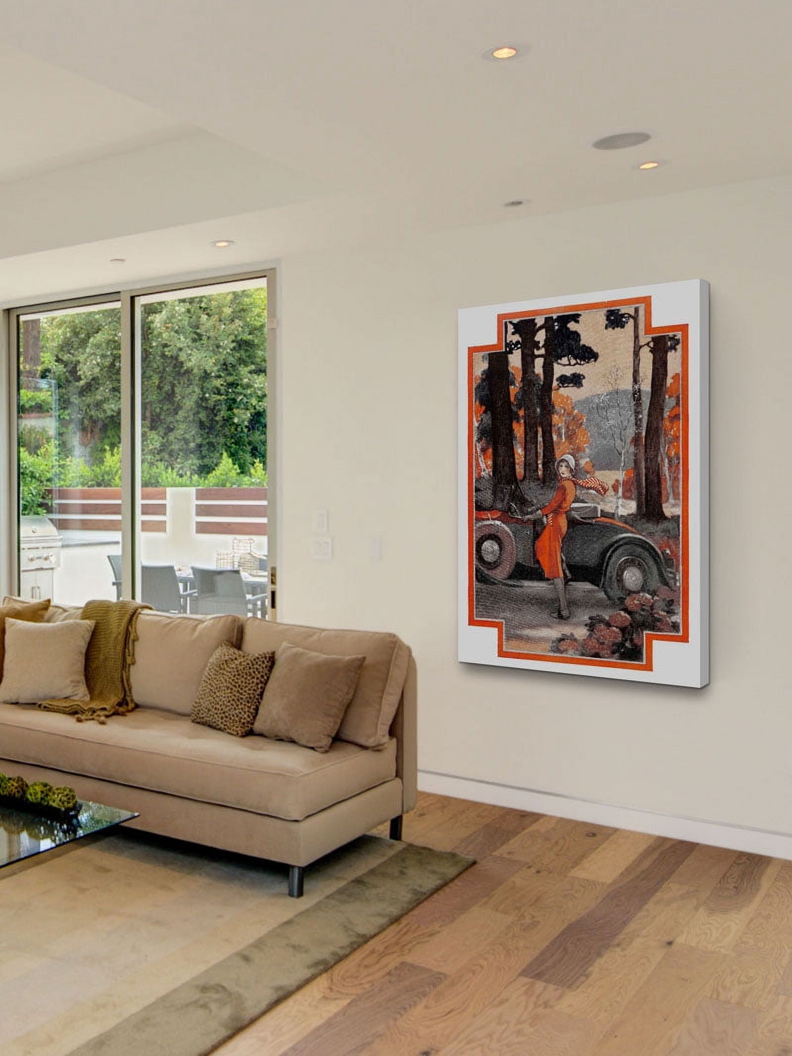 Marmont Hill "Lady in Orange" Painting Print on Canvas