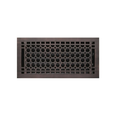 

Signature Hardware 917288-6-12 Honeycomb Brass Wall Register - Bronze