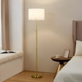 thumbnail image 3 of KAWOTI 64.5'' Adjustable Height Floor Lamp for Living Room Office, Modern Standing Floor Lamp with Pull-Chain Switch, Antique Brass, 3 of 7