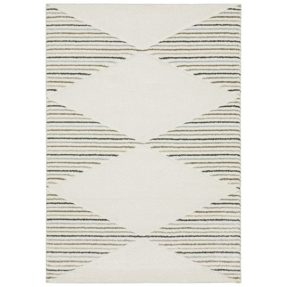 Oriental Weavers Cambria Area Rug - 4927C - 7'10" x 10'10" - in Beige/ Multi - Scandinavian Inspired, Stain Resistant, Family and Pet Friendly , Dining, Living Room Rug