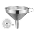 thumbnail image 2 of Embudo de Cocina Perfecl embudo de acero inoxidable Con colador desmontable 15cm, 2 of 8