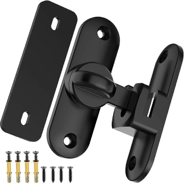 unique Flip Sliding Barn Door Lock, 90/180 Degree Sliding Door Lock Latch and latches