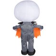 thumbnail image 2 of Halloween Greeter Big Head Jack w/ Pumpkin King Banner, 2 of 6