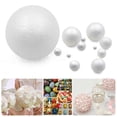 thumbnail image 4 of 1 bola de espuma redonda de poliestireno sólido para manualidades, decoración de bodas, fiestas de Navidad, etc., 4 of 5