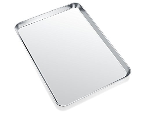 10-Inches Stainless Steel Zacfton Toaster Oven Tray Pan for Baking 