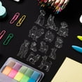 thumbnail image 4 of Dog Clear Stamps Puppy Illustrated Clear Stamps Animal Rubber Stamps Transparent Silicone Stamps Pet Seal Stamps for Card Making Decoration DIY Scrapbooking Photo Album Diary Crafts, 4 of 9