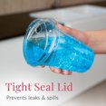 thumbnail image 6 of Prestee 100 Clear Cups with Lids, 16oz - Strawless Plastic Cups with Lids - Disposable Iced Coffee Cups - Clear Plastic Cups with Lids Bulk - Iced Coffee, Cold Brew, Smoothie for Christmas & Holiday, 6 of 8