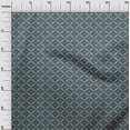 thumbnail image 2 of oneOone Cotton Flex Teal Green Fabric Ethnic Floral Block Craft Projects Decor Fabric Printed By The Yard 40 Inch Wide, 2 of 4