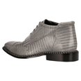 thumbnail image 5 of LIBERTYZENO Mens Ankle Boots Genuine Leather Lizard Print Dress Shoes, Gray, 5 of 8