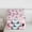 Pink 422, variant on Manfei Cute Santa Claus Bedding Comforter Set,Merry Christmas Twin Comforter Sets,Kawaii Xmas Wreath Flowers Bedding Set For Girls Kids,Microfiber Bedroom Decor Reversible,2pcs
