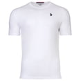 thumbnail image 1 of U.S. POLO ASSN. men's T-shirt - Col Rond, logo Brodé, Coton Blanc P (Petit), 1 of 3