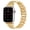 Yellow Gold, variant on Waloo Rhinestone Patteren Stainless Steel Band for Apple Watch 44/45/46/49mm - Black