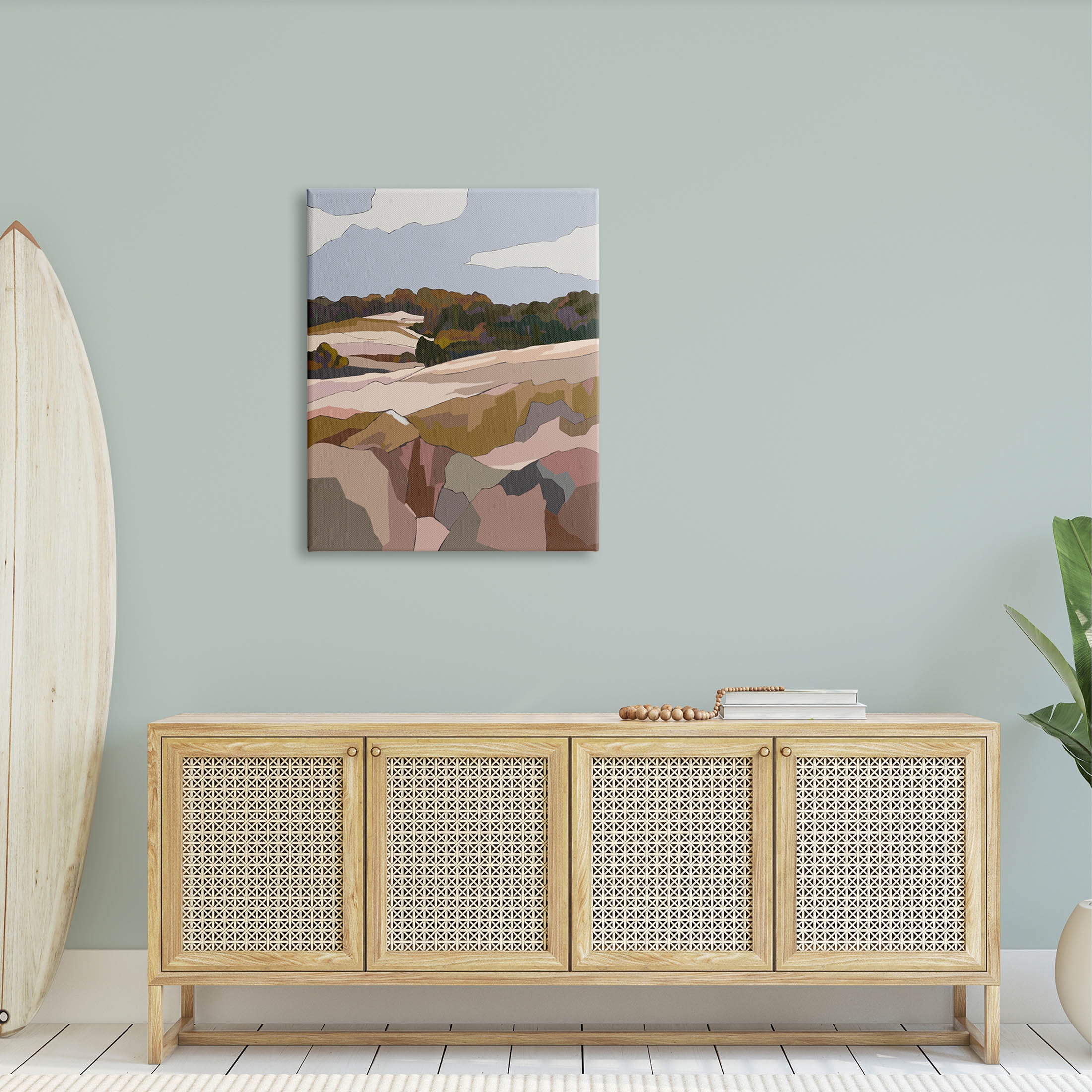 Stupell Industries Rocky Cliffs Neutral Mountain Nature Graphic Art Gallery Wrapped Canvas Print Wall Art, Design by Nikita Jariwala