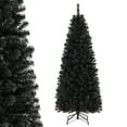 thumbnail image 2 of Patiojoy 6 FT Artificial Halloween Tree Pre-lit Pencil Tree with 618 Branch Tips 280 Warm White LED Lights, 2 of 10