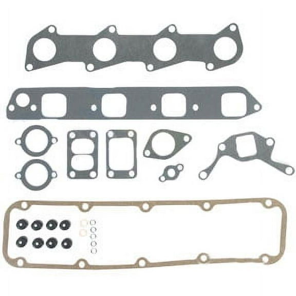 RAParts S.66544 Top Gasket Set - 4 Cyl. (5640, 6640, 7740, NHTS80, TS90) Fits Case IH