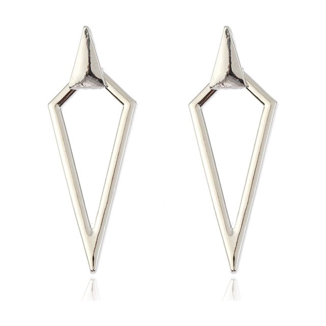 Fiudx Pendientes con Personalidad, Diseño Único de Hoja de Doble Cara, Malla Irregular, Impresionantes Detalles de Diamantes, Elegante Declaración de Moda, Regalo para Seres Queridos, Accesorio Llama
