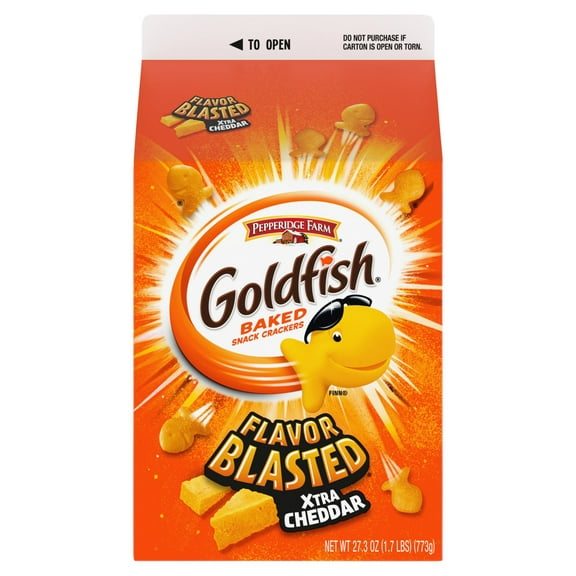 Pepperidge Farm Goldfish Flavor Blasted Extra Cheddar Snack Crackers