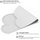 thumbnail image 2 of manteles individuales para niños, manteles individuales de silicona antideslizantes con forma de nube, plato de alimentación para bebé antiadherente y resistente al calor, 2 of 5