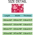 thumbnail image 3 of GZHJMY Soft Rug Large Area Rugs, Valentine's Day Love Hearts Comfortable Indoor Carpet, Baby Play Mat for Living Room Bedroom Nursery Decor Floor Mat 72x48inch Carpet Runner, 3 of 6