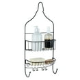 thumbnail image 5 of Bath Bliss Contoured Head Design Metal Shower Caddy, Bronze, 5 of 10