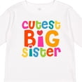 thumbnail image 4 of Inktastic Cutest Big Sister Girls Long Sleeve Toddler T-Shirt, 4 of 5