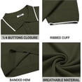 thumbnail image 5 of COOFANDY Men's Knit Polo Shirt Short Sleeve Knit Sweater Shirt Casual Ribbed Collared Tees, 5 of 6