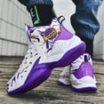 thumbnail image 7 of Bolognifi Basketball Shoes for Mens Breathable Running Athletic Cushion Sports Fashion Sneakers Sport - PURPLE_8.5 WOMEN/7.5 MEN, 7 of 7