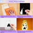 thumbnail image 4 of 12 Pcs Fairy Cutouts for Mason Jars Silhouette Ornaments Plastic Laser Birthday Decoration Scrapbook Supplies Decal for Lantern Decor for Christmas Wall Windows Lantern Lamp 5.9x7.8 Inch, 4 of 8
