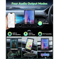thumbnail image 5 of 8 Inch Wireless Carplay Screen for Car, Android Auto Portable Car Radio, Horizontal and Vertical Screen, Navigation,1 x Wireless Carplay Screen 1 x Car Charger 2 x Mount,Black, 5 of 5