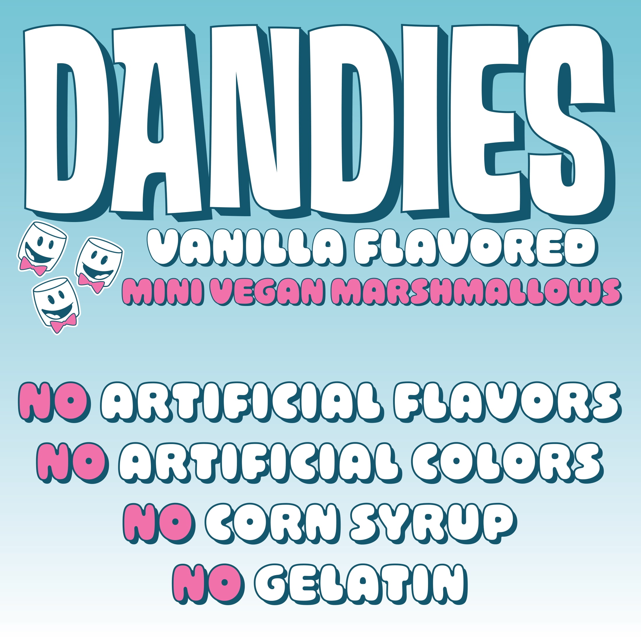 (2 pack) Dandies Vegan Mini Marshmallows, Vanilla Flavor, 10 oz Bag, Gelatin Free, Gluten Free, Kosher