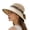 Khaki, variant on Gtoiithly Women Fashionable Wide Brim Sun Hat with Bow Design Breathable Summer Travel Beach Hat for Outdoor Activities Black