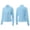 Sky Blue, variant on UDAUDU Women's Plus Size Sun Shirts UPF 50 UV Protection Clothing Long Sleeve Full Zip Jacket Lightweight Workout Athletic Tops Brown 2XL