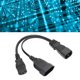 thumbnail image 5 of Cable De Alimentación, IEC320 C14 A IEC320 C13 Y Cables De Alimentación De La UE Cubierta De PVC De Conductor De Cobre Libre De Oxígeno Para Computadora, 5 of 8