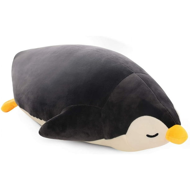 Animales de peluche de pingüino a granel, lindo pingüino de peluche, juguetes para niños, niñas, niños, adultos, regalo de cumpleaños, Navidad, adorables peluches y regalos suaves (negro-23.6 in)