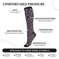 thumbnail image 4 of Picia Flower Printed Sports Compression Socks - 15-20mmHg Graduated Compression, High-Performance Soft and Breathable Socks for Men and Women, 4 of 5