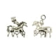 thumbnail image 5 of 10 Piezas Al Por Mayor Amor Tibetano Pta Caballo Colgante de de Joyería 32 X 27 Mm Gloria encantos de caballo, 5 of 7