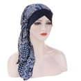 thumbnail image 2 of MEICHEN Headband for Women, Women Chemo Cancer Sleep Scarf Hat Cap Pre Tied Cover Wrap Turban Headwear Loss, Fall Winter Fashion Accessories, 2 of 7