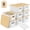 White, variant on OVINESY 6 Pcs Plastic Storage Baskets with Lids, Stackable Organizer Bins for Shelves, Closet, Books & Toys, Space-Saving Baskets for Organizing, Bamboo Lid Storage Bins for Office, Playroom, White