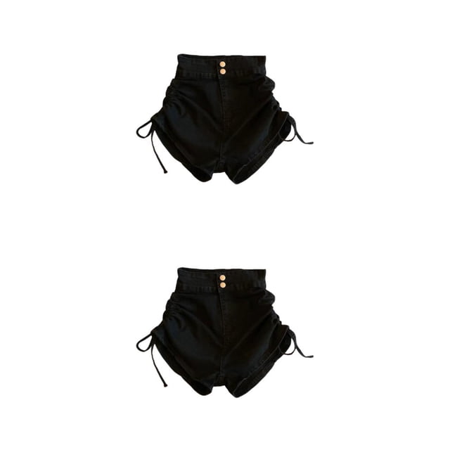 Minnieouse Ropa de calle Retro, pantalones cortos de verano, disfraz de niña, dulce regalo, pantalones de ocio de cintura alta, resistencia al Type3 NO3