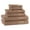 Brown, variant on Denzi 6-Piece Turkish Cotton Towel Set