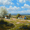 Scenic Landscape, variant on Vibrant Floral Landscape Path Canvas Print, Wall Decor for Living Room Bedroom Office Hallway Dining Room Home