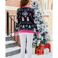 thumbnail image 4 of Sweaters for Women Trendy Ugly Christmas Sweater Crewneck Long Sleeve Knitted Pullover Sweaters Shermie, 4 of 6