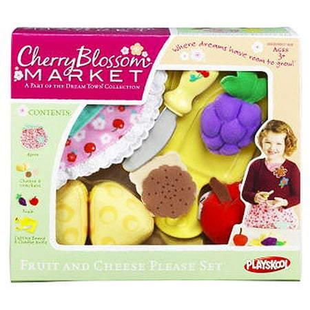 Dream Town Cherry Blossom Market Playhouse Food Serving Set