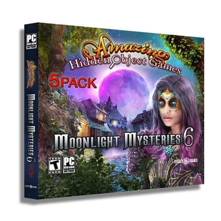 Amazing Hidden Object Games: Moonlight Mysteries Vol. 6 - 5 Pack, Legacy Games, PC, LGY-L3149-ESD
