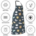 thumbnail image 5 of Kdxio Cartoon Animals Apron with Pockets Adjustable Kitchen Aprons for Men Women Waterproof Aprons for Cooking,Drawing,Crafting, Baking Household Cleaning, 5 of 8
