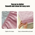 thumbnail image 4 of Cotton Fitted Sheet Queen,Bed Sheets,35.4x78.7 Inches Mattress Protectors Bed Sheet Nonslip Fixed Bed Cover Allinclusive Mattress Protection Bed Cover Soft Fibre Suitable for Sleeping Naked, 4 of 6