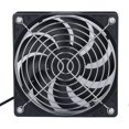 thumbnail image 2 of Ventilateur solaire 6 W avec filet de protection, étanche, pour serre, poulailler, extérieur, 2 of 4