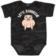 thumbnail image 3 of Inktastic Let's Barbecue White Text Boys or Girls Baby Bodysuit, 3 of 5